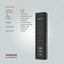 Porodo 85W Multi - Port USB Charging Hub Desktop Charger Black - Saif Al Najmi KwExtension Power SocketPorodoSaif Al Najmi KwPorodo 85W Multi - Port USB Charging Hub Desktop Charger Black
