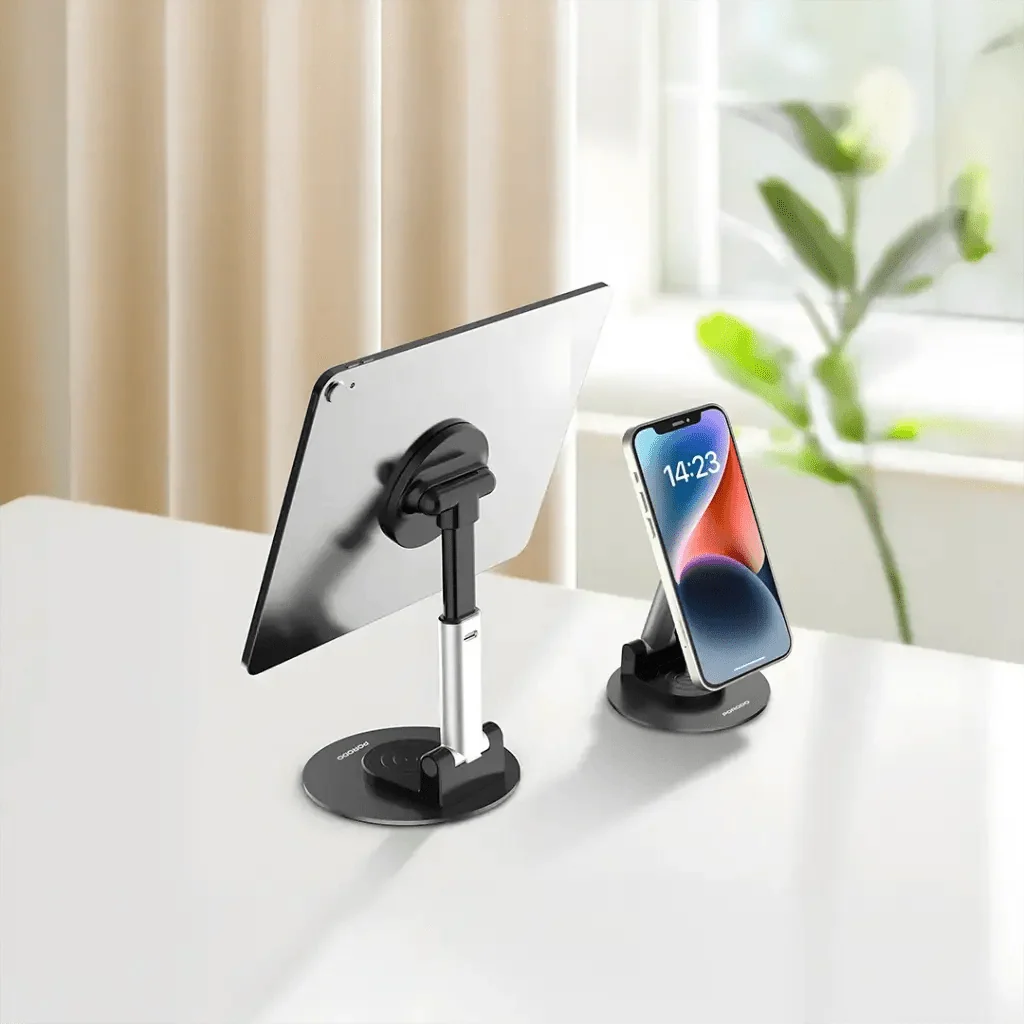 Porodo Magnetic Phone Holder with Adjustable Telescopic Rod Black - Saif Al Najmi KwPhone HolderPorodoSaif Al Najmi KwPorodo Magnetic Phone Holder with Adjustable Telescopic Rod Black