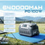 Powerology Portable Power Station Trolley Power Generator 2500W (640000mAh)