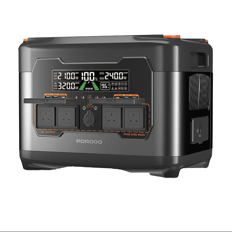 Porodo Forcebase Smart Portable Power Station 2400W