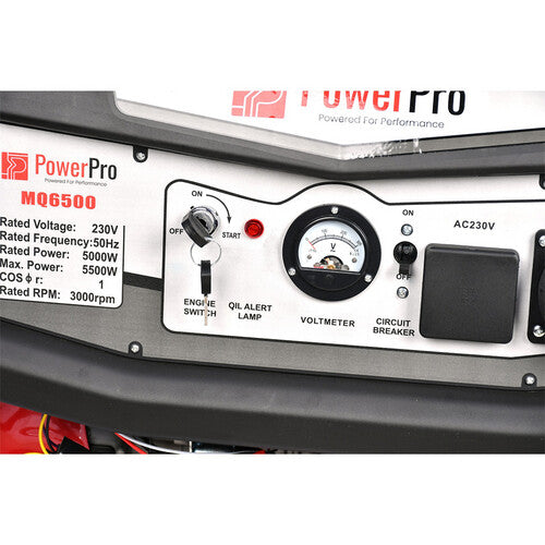 MQ6500 Electrical Start Inverter Generator 5500 Max Starting Watts