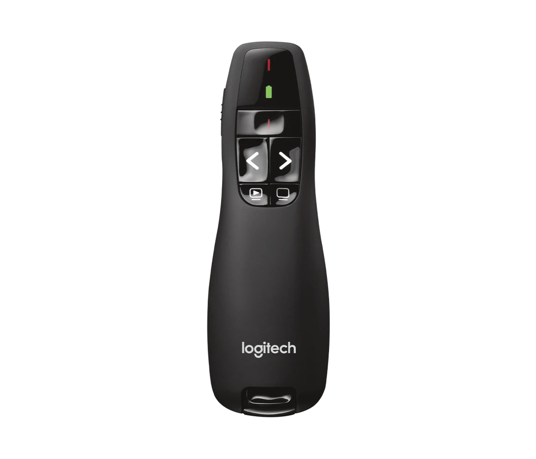 Logitech R400 Presenter Remote - Wireless / Black