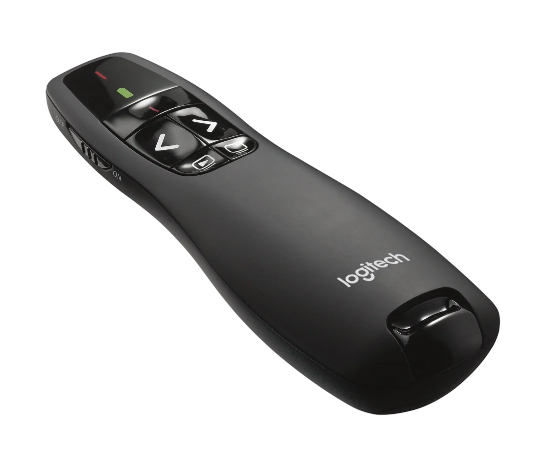 Logitech R400 Presenter Remote - Wireless / Black
