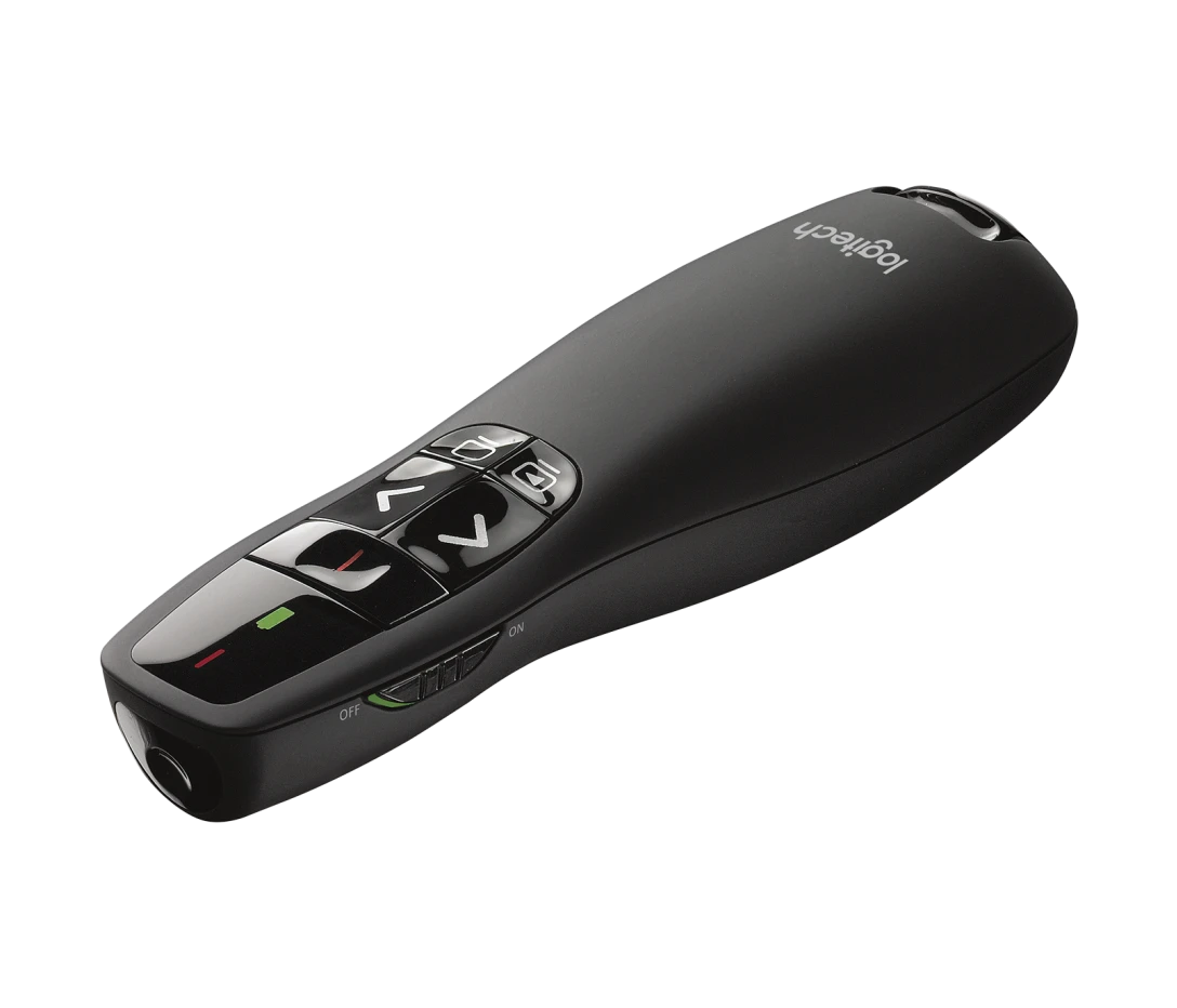 Logitech R400 Presenter Remote - Wireless / Black