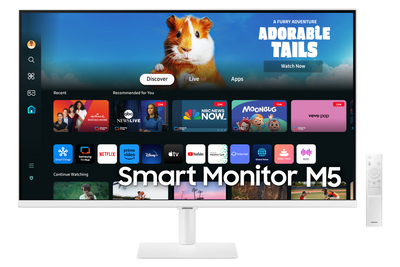 Samsung LS27DM501EMXUE M50D FHD Smart Monitor - 27.0" FHD / 4ms / HDMI / USB / Bluetooth / White - Monitor