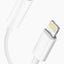 محول من منفذ Apple Lightning إلى مقبس سماعة رأس 3.5 ملم - أبيض