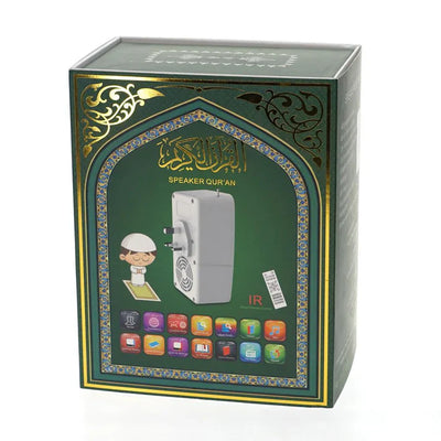 Equantu SQ-669 Smart Wall Plug Quran Speaker with Remote – Wireless Quran Recitation & Audio System