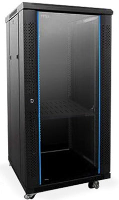 شبكة خادم Toten AD - 27U / 600 × 1000 × 1388 مم / خزانة سوداء