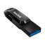 SanDisk Ultra Dual Drive Go Flash Drive - 128GB / Up to 400 MB/s / USB 3.2 Gen 1 / Type-C / Black