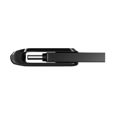 SanDisk Ultra Dual Drive Go Flash Drive - 128GB / Up to 400 MB/s / USB 3.2 Gen 1 / Type-C / Black
