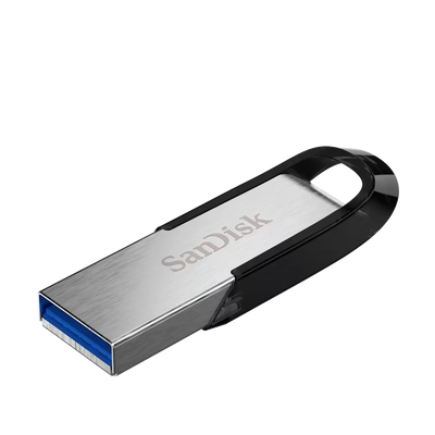 SanDisk Ultra Flair Flash Drive - 512GB / Up to 150 MB/s / USB 3.0 / Black and Silver