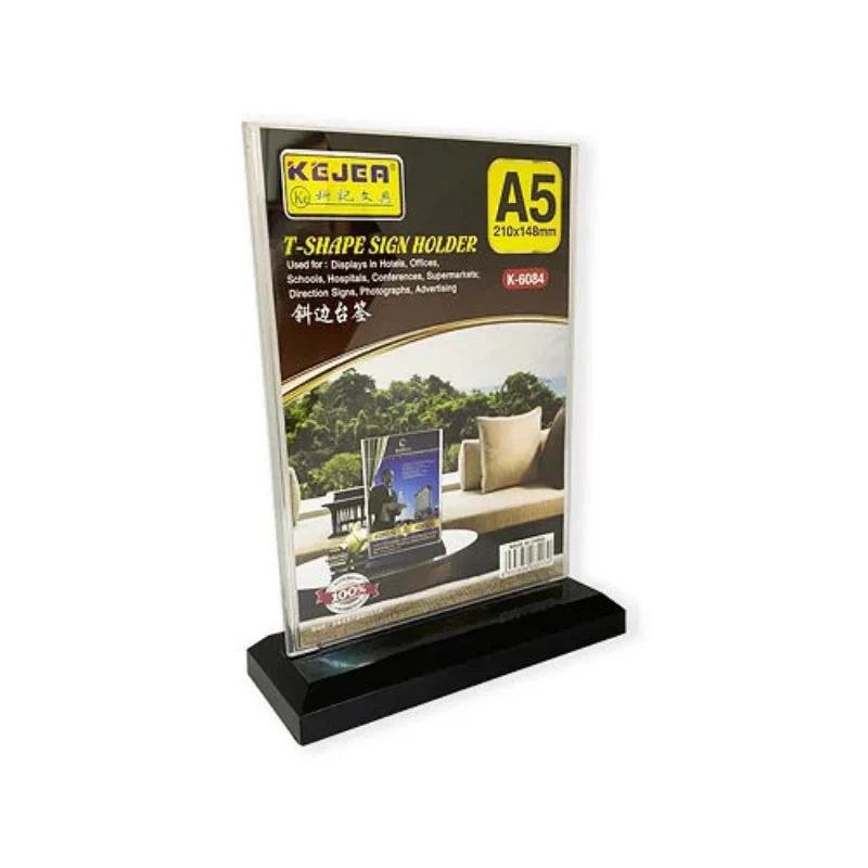 Kejea® T-Shape Card Stand Vertical