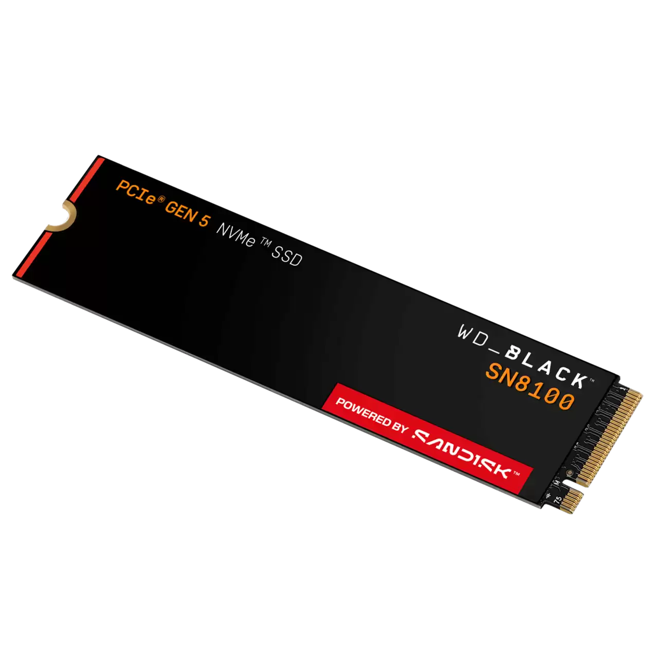 WD Black SN8100 NVMe SSD - 2TB / M.2 2280 / Up to 14900 MB/s / PCIe Gen 5.0x4 - SSD (Solid State Drive)