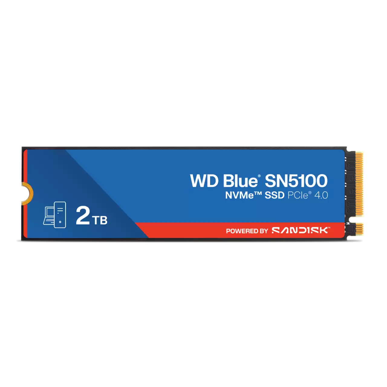 WD Blue SN5100 NVMe SSD - 2TB / Up to 7100MB/s / M.2 2280 / PCIe Gen4 x4 - SSD (Solid State Drive)