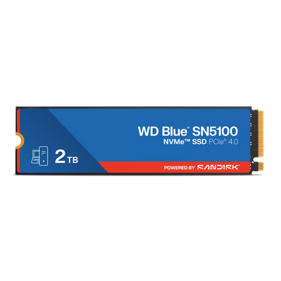 WD Blue SN5100 NVMe SSD - 2TB / Up to 7100MB/s / M.2 2280 / PCIe Gen4 x4 - SSD (Solid State Drive)