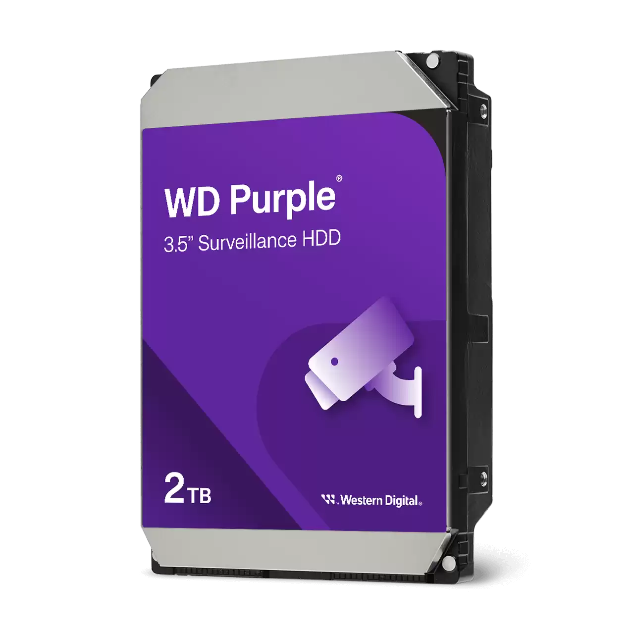 WD Purple Surveillance Hard Drive - 2TB / SATA / Up to 175MB/s - Internal Hard Drive