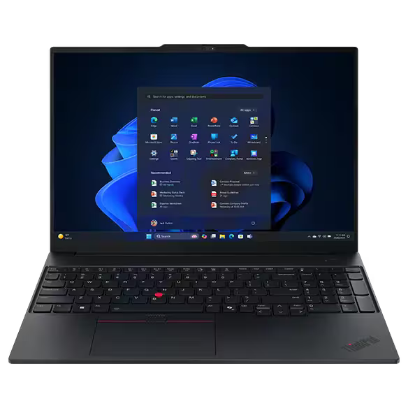 Lenovo ThinkPad E16 Gen 3 AI PC - 16.0" WUXGA / Ultra 7 255H / 16GB / 512GB (NVMe M.2 SSD) / Arc 140T GPU / Win 11 Pro / 1YW / Arabic/English / Lenovo 15.6" Laptop Casual Toploader
