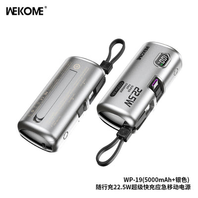 WEKOME WP - 19 5000mAh Emergency Power Bank – Ultra Compact & Fast - Saif Al Najmi KwPower BankswekomeSaif Al Najmi KwSilverWEKOME WP - 19 5000mAh Emergency Power Bank – Ultra Compact & Fast