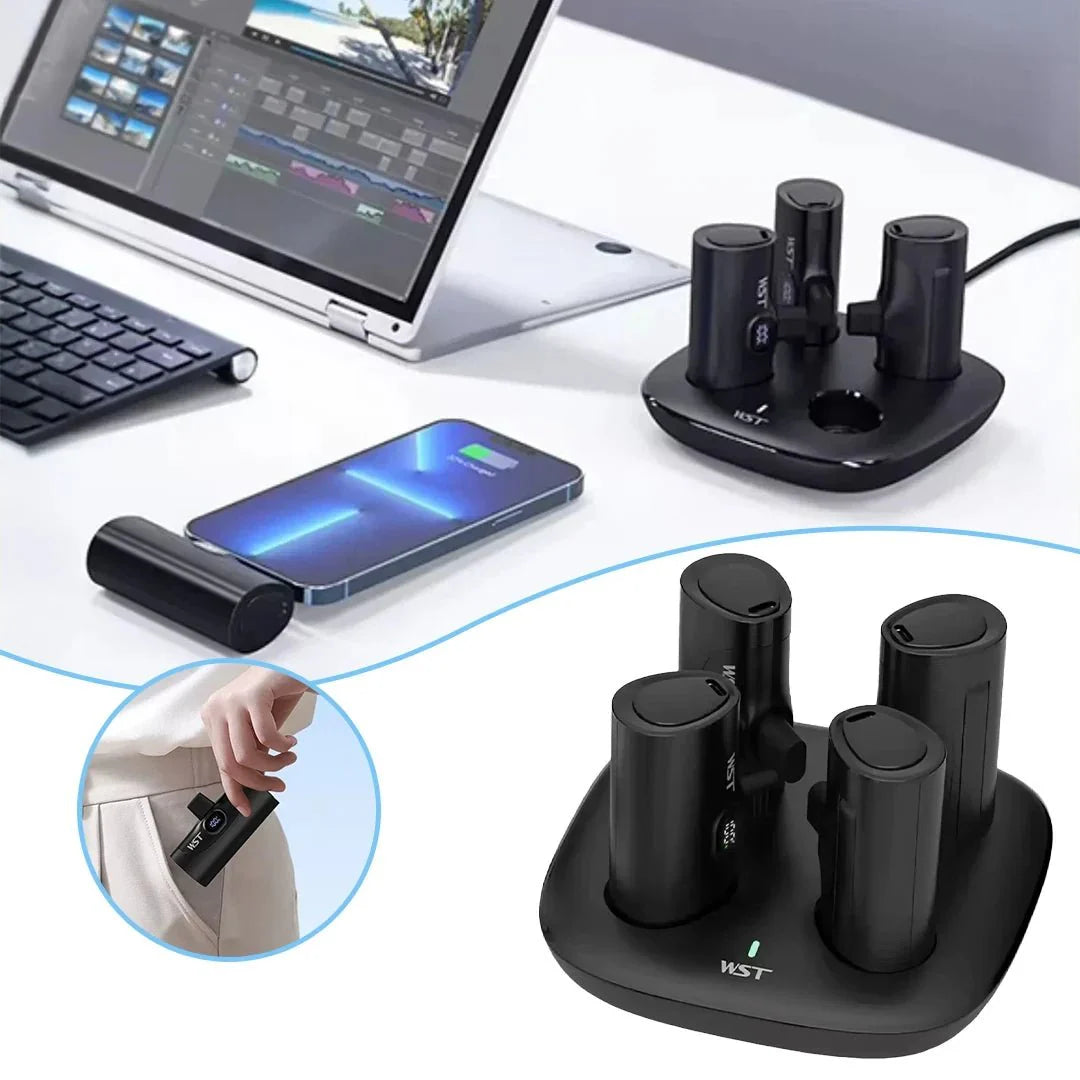WST 4 - in - 1 5000mAh x 4 Docking Power Bank Station - Saif Al Najmi KwPOWER STATIONWSTSaif Al Najmi KwWhiteWST 4 - in - 1 5000mAh x 4 Docking Power Bank Station